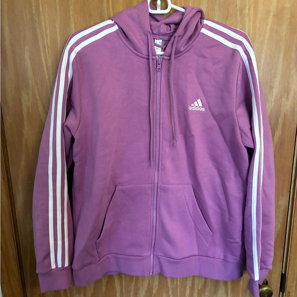 Adidas Lilac Jacket and Joggers with White Accents